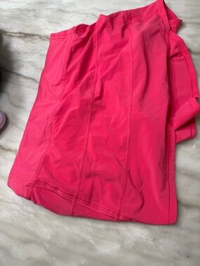 Lululemon pace rival pink Athletic Skirt with Built-In Shorts 15”